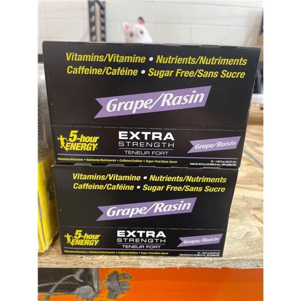 5-Hour Energy Extra Strength Grape Flavor Liquid, 24 x 57ml