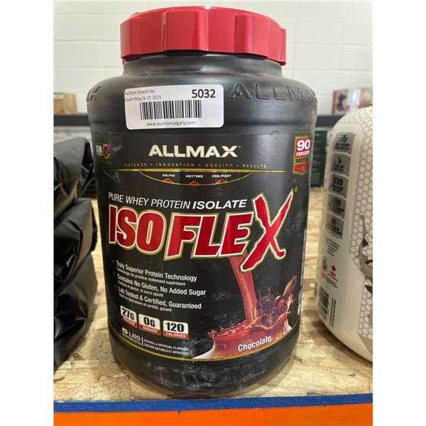 Allmax Isoflex Pure Whey Protein Isolate, Chocolate, 5 lb
