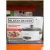 Image 2 : Black and Decker 6-Cup Rice Cooker and Steamer with Glass Lid