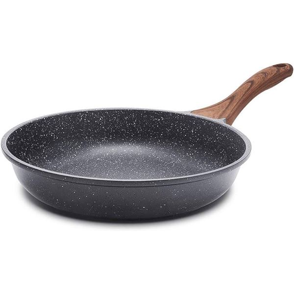 Sensarte Nonstick Skillet, 14-Inch, Gray Granite