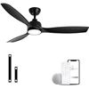 Image 1 : SODSEA Ceiling Fan with LED Light, Model Y001, 1320mm Diameter