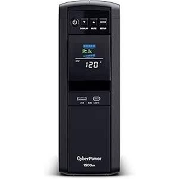 CyberPower CP1500PFCLCD PFC Sinewave UPS System, 1500VA/1000W