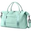 Image 1 : Gym Bag For Women With Straps And Aqua Color Finish