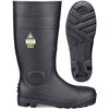Image 1 : Pioneer Steel Toe Work Boots – Heavy Duty Slip Resistant PVC Safety Boots Size 10
