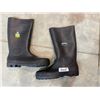Image 2 : Pioneer Steel Toe Work Boots – Heavy Duty Slip Resistant PVC Safety Boots Size 10