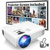 Image 1 : GKLPQ Two-Way Bluetooth Projector with Foldable Phone Holder