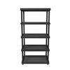 Image 1 : 5-Tier Resin Shelving System with 200 lb Capacity per Shelf
