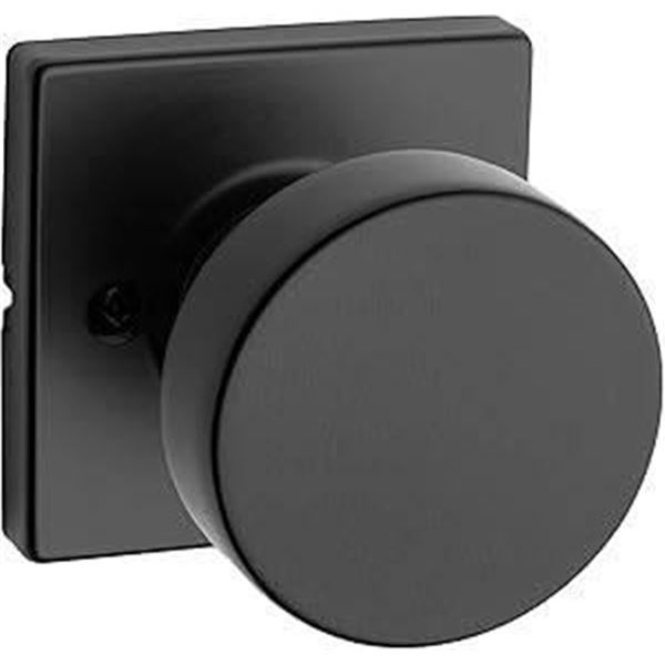 Weiser Cambie Passage Lockset, Matte Black Finish