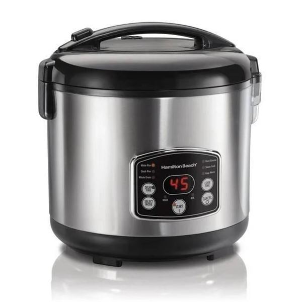 Hamilton Beach Digital Simplicity Rice Cooker and Steamer