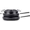 Image 1 : T-Fal Stackable Cookware Set with Lids, Various Sizes
