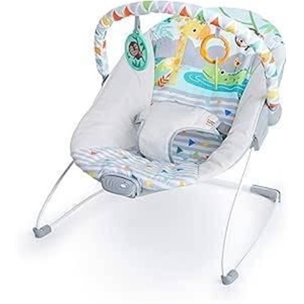 Bright Starts Safari Fun Bouncer with Vibrations