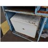 Image 8 : Concession Kiosk Cart on Wheels 90" x 25" x 43"H & Contents: Cash Drawers, Beverage Tub, etc