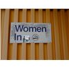 Image 8 : Men & Women's Restroom Silhouettes w/ In & Out Signs