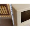 Image 8 : Continental Waste Receptacle w/ Hinged Lid & 2-Way Openings 20" x 17" x 43"H