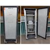 Image 1 : HM1500 Holding Module Heating Cabinet on Wheels 25" x 20" x 72"H w/ Contents: Pans, Trays, etc
