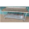Image 1 : Sani Safe Metal Work Table w/ Backsplash & Undershelf 72" x 30" x 35"H