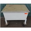Image 1 : Rectangular Beverage Tub w/ Cover on Wheels  30" x 25" x 26"H