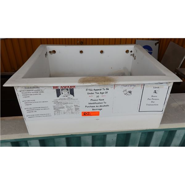 Rectangular Beverage Tub 30  x 24  x 11 H