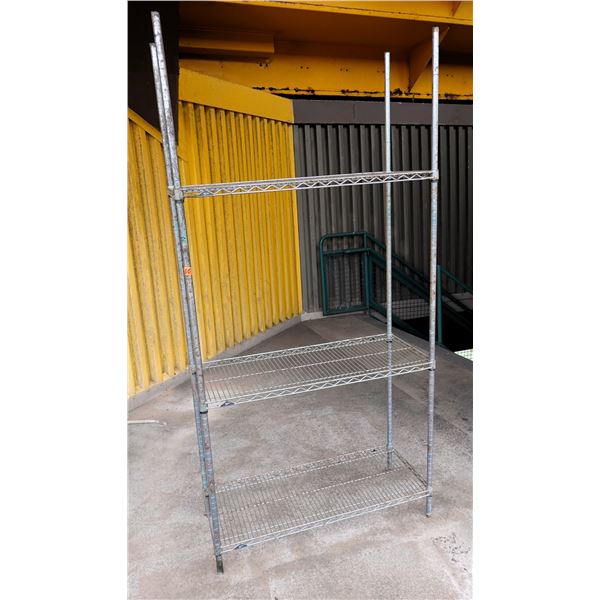 Metro Adjustable Metal Shelving Unit 42" x 18" x 85"H