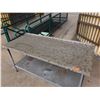 Image 2 : Sani Safe Metal Work Table w/ Backsplash & Undershelf 72" x 30" x 35"H