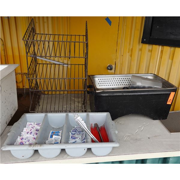 Utensil Caddy, Steam Pan, Chafer, Rack, Pitcher, etc Misc Sizes