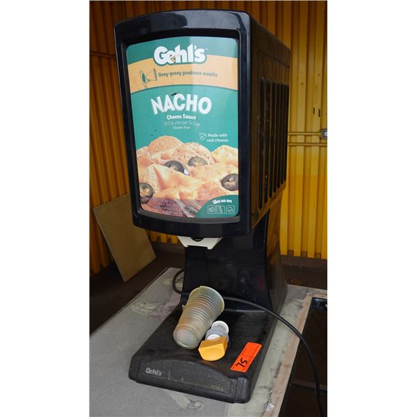Gehl's Nacho Cheese Sauce Hot Top Dispenser
