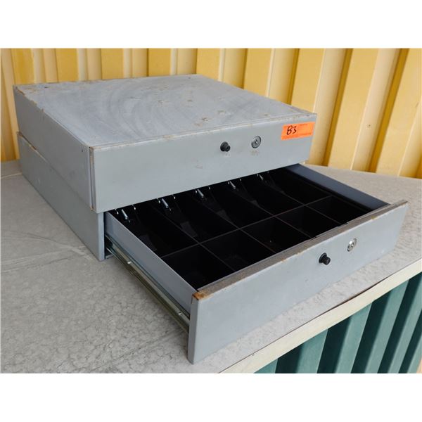 Qty 2 Cash Drawers w/ Tray Inserts