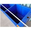 Image 9 : Large Blue Plastic 2-Section Beverage Cooler 50" x 24" x 31"H