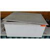 Image 1 : Rectangular Beverage Tub w/ Hinged Cover 30" x 25" x 14"H