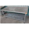 Image 1 : Metal Work Table w/ Backsplash & Undershelf 72" x 30" x 35"H