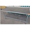 Image 1 : Metal Work Table w/ Backsplash & Undershelf 72" x 30" x 35"H
