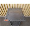 Image 2 : Metal Work Table w/ Undershelf 24" x 24"