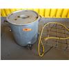 Image 2 : Heated Stock Pot 16"H  w/ Tap on Metal Stand