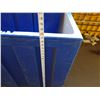 Image 8 : Large Blue Plastic 2-Section Beverage Cooler 48" x 24" x 31"H
