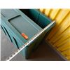 Image 8 : Large Green Plastic 2-Section Beverage Cooler w/ Lid 52" x 24"