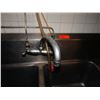 Image 8 : Metal 3-Basin Sink w/ Drainboard & 2 Faucets 109" x 25"