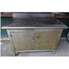 Image 1 : Eagle T3048BA-BS-HGD Work Table w/ Backsplash & 2-Door Undercabinet 48" x 30" x 34"H