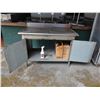 Image 3 : Eagle T3048BA-BS-HGD Work Table w/ Backsplash & 2-Door Undercabinet 48" x 30" x 34"H