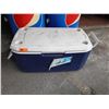 Image 2 : Coleman 120 Gal. Cooler & 2 Pepsi Rolling Ice Barrel Beverage Coolers