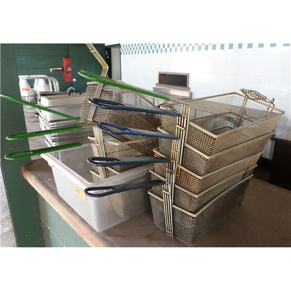 Multiple Deep Fryer Baskets 9" x 17" x 6"H