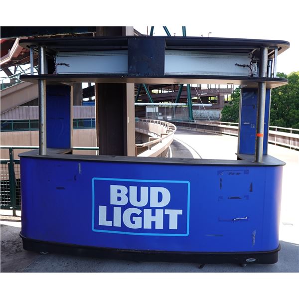 IRP Bud Light Concession Kiosk Cart on Wheels  115" x 33" x 88"H
