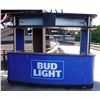 Image 1 : IRP Bud Light Concession Kiosk Cart on Wheels  115" x 33" x 88"H