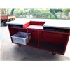 Image 3 : Concession Kiosk Cart on Wheels w/ Beverage Tub 90" x 25" x 44"H