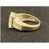 Image 2 : 14K LADES RING SET WITH CUBIC ZIRCONIA (5.9G)