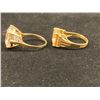 Image 2 : TWO 10K LADIES RINGS SET WITH CUBIC ZIRCONIA (12.9G)