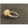 Image 2 : 18K LADIES CLUSTER RING SET WITH DIAMONDS (0.18CT CENTER, 6.4G)