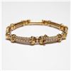 Image 1 : 18K Gold Bracelet with 7.5 CT Diamonds
