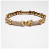 Image 2 : 18K Gold Bracelet with 7.5 CT Diamonds