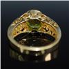 Image 3 : 18kt Gold Ring with Peridot and Diamonds