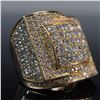 Image 1 : 14K Gold and Diamond Ring